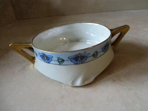 Vintage J P L Limoges Frankreich handbemalt Deko Zuckerdose signiert M Perkins 1919 - Bild 1 von 12