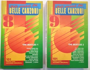 CANZONIERE libro CANZONI THE BEATLES vol. 1 e 2 200 Testi con accordi originali - Foto 1 di 3