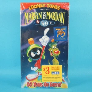 Looney Tunes Presents Marvin the Martian & K-9 50 Years on Earth, NEW Sealed VHS - Picture 1 of 13