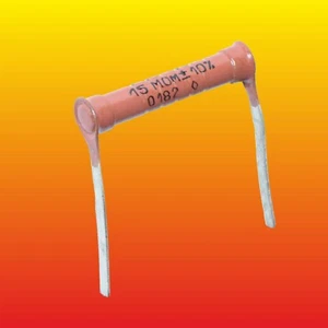 15M 10% 0.5W 3.5kV LOT OF 2 RUSSIAN HIGH VOLTAGE FILM RESISTORS KEV-0.5  - Picture 1 of 3