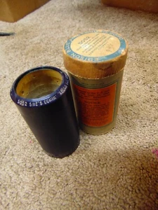 EDISON CYLINDER RECORD 5052 SHE'S COMIN ROUND THE MOUNTAIN + LID VERNON DALHART - Picture 1 of 1