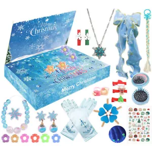 Elsa Zubehör Schmuck Spielzeug Mädchen Weihnachtskalender Adventskalender 2024 - Bild 1 von 2