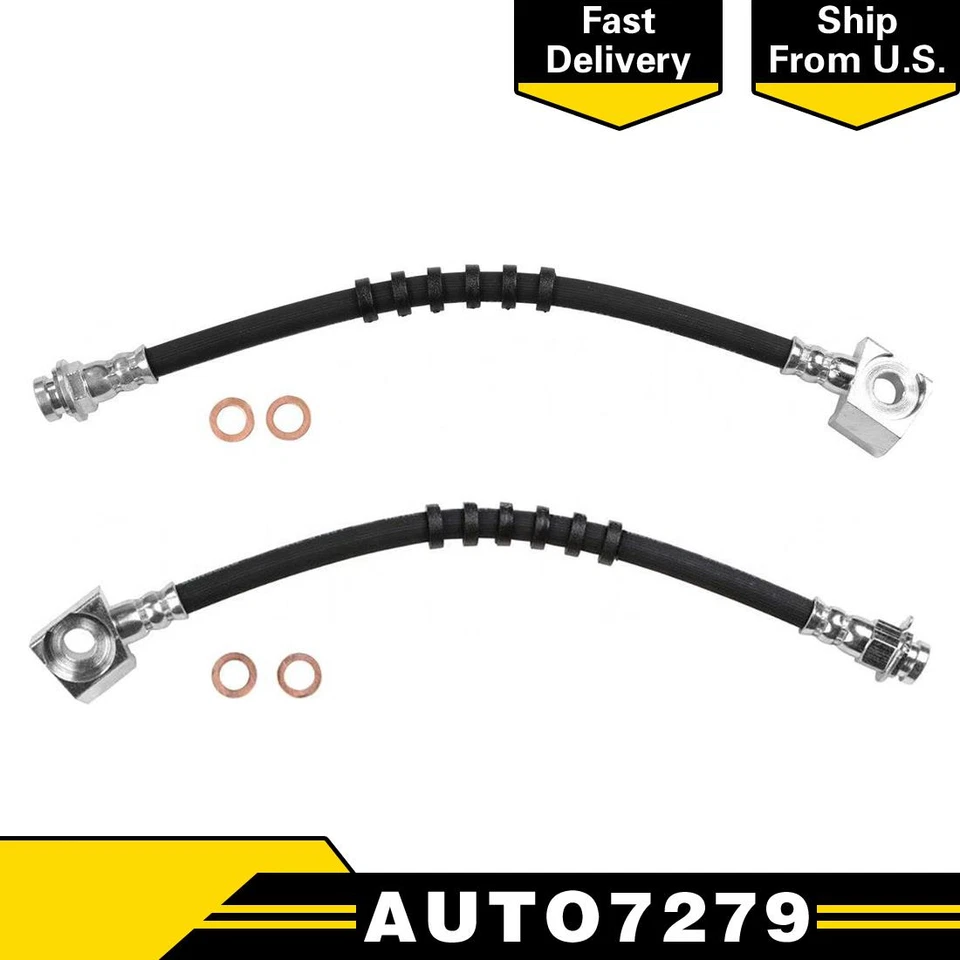 Línea de manguera hidráulica de freno delantero para 1987 1988 1990 Ford LTD Crown Victoria Foto 1 de 4