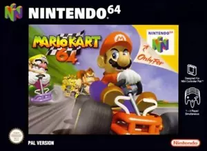 Mario Kart 64 - Nintendo 64 N64 Action Adventure Racing Video Game Boxed - Picture 1 of 1