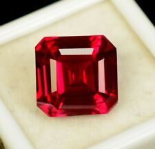 10.72 Ct Natural Mozambique Blood Red Ruby Certified Loose Cut Gemstone