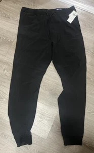 Hollister Men's Joggers Trousers rustler Size M medium Black - Picture 1 of 7