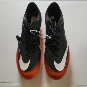 NEW Nike Lunar Vapor Ultrafly Elite 2 Baseball Cleats Sz 15 Black Orange White - Afbeelding 1 van 7