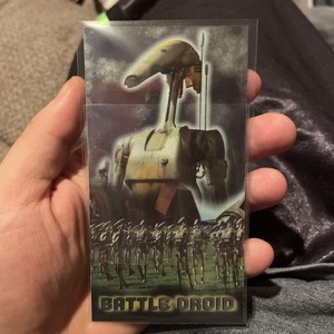 1999 Topps Star Wars Episode 1 Widevision Series 1 Foil Battle Droid #F9