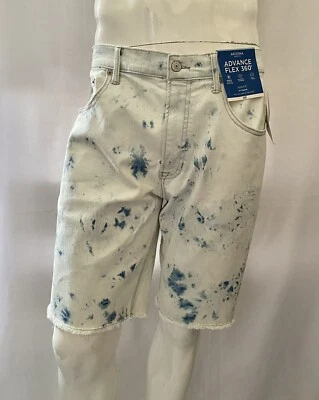 NUEVO CON ETIQUETAS PARA HOMBRES ARIZONA TIE DYE BLANQUEADOR ADVANCE FLEX 360 TALLA CORTA W36 Foto 1 de 4
