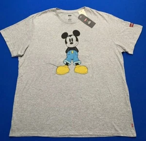 Levi's x Mickey Disney Collaboration Cotton Crew Neck T-Shirt Men’s SZ 3XL New!! - Picture 1 of 5