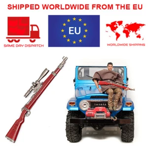 RC AUTO 1/10 MASSSTAB GEWEHR CRAWLER METALL ZUBEHÖR FÜR RC4WD TAMIYA D90 SCX10 TF2 - Bild 1 von 7