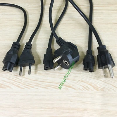 AC Power Cord Cable 3 prong 2.5A/10A/16A 250V~ EU US plug for charger adaptor - Image 1 of 4