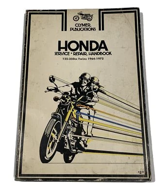 Manual de reparación de servicio Clymer Honda 125-350cc Twins 1964-1972 Foto 1 de 2