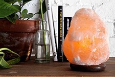 Crafted Himalayan Salt Lamp Natural Shape 1.5-2 Kg Including ( Cable Bulb )