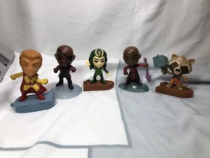 Marvel Mc Donald's Toy Collectables 2022 4" tall Lot Of 5 - Picture 1 of 7
