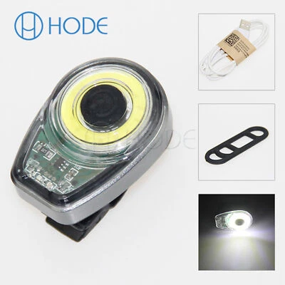 USB Rechargeable LED Safety Bicycle Tail Light Clip On Light Lamp Hiking UK - Image 1 of 4