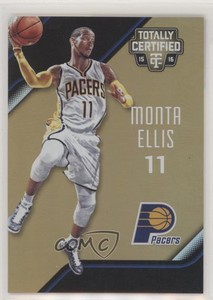 2015-16 Panini Totally Certified Mirror Gold /10 Monta Ellis #103