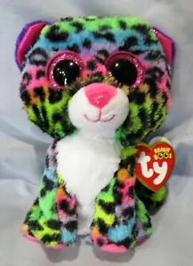 DOTTY el Leopardo - Ty 6"" Beanie Boos - NUEVO con ETIQUETAS COMO NUEVO - Imagen 1 de 1