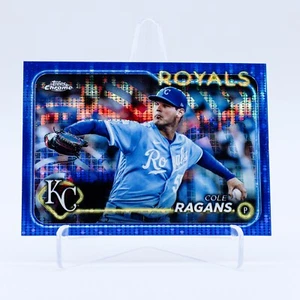 2024 Topps Chrome Cole Ragans Blue Sonar /125 #186 - Picture 1 of 2