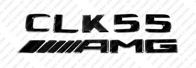 Maletero Negro Emblema Insignias Logotipos Letras Nuevo para Mercedes-Benz CLK55 AMG C208 Foto 1 de 4