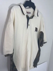 Mens Chase Authentics Dale Earnhardtt JR Realtree Camo Polo Shirt XL Vintage - Picture 1 of 8