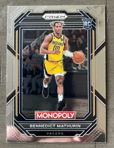 2022 Panini Prizm Monopoly Bennedict Mathurin Rookie RC #36 Indiana Pacers - Bild 1 von 2