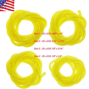 4 Sizes Petrol Fuel Line Hose Gas Pipe Tubing For Trimmer Chainsaw Blower Tools - Picture 1 of 8