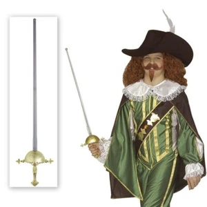 Mittelalter Musketier Degen Waffe Fuchtel Kostüm Zubehör - Bild 1 von 5