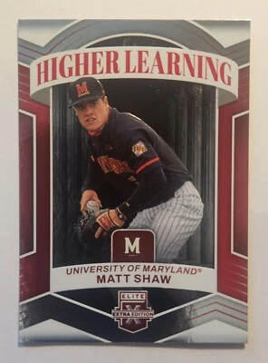 2023 Panini Elite Extra Edition Higher Learning #HL-9 Matt Shaw - Image 1 of 2