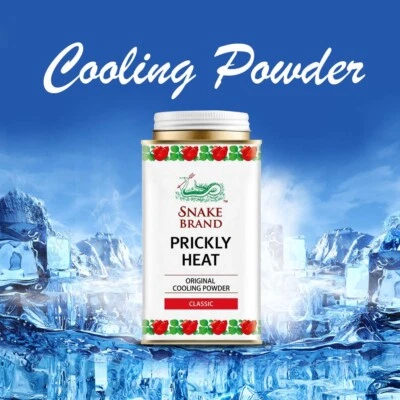 Polvo corporal de enfriamiento térmico espinoso marca SNAKE 140 g Úsalo para refrescar tu cuerpo. Foto 1 de 4