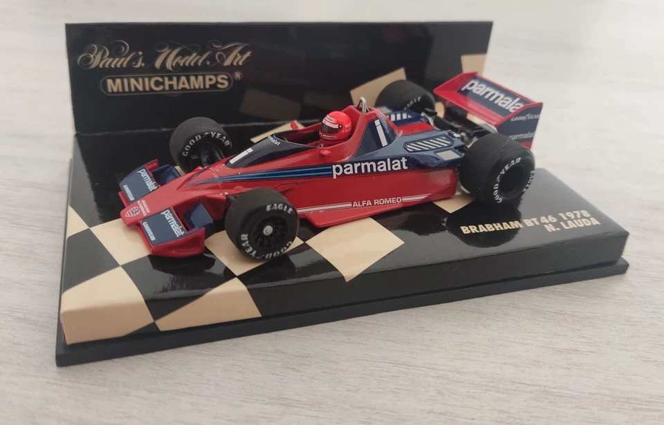 MINICHAMPS BRABHAM BT46  1978 NIKI LAUDA   scala 1:43. - Immagine 1 di 4