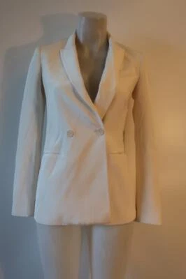 Chaqueta Blazer Mujer Theory Marfil Seda 00 * Foto 1 de 4
