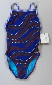 Women's Uglies Dolfin One Piece UPF 50+ Patriotic USA Swimsuit Swim NEW - Picture 1 of 2