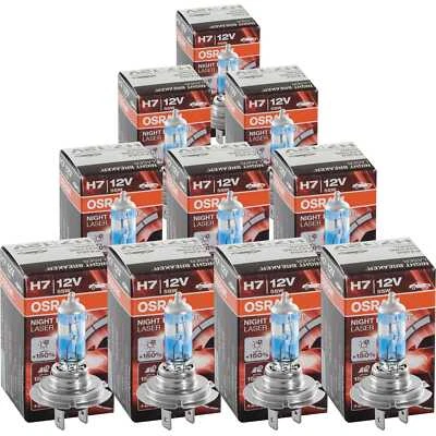 10x OSRAM NIGHT BREAKER LASER H7 3550 K 1500 lm 64210NB200-HCB Glühlampe Birnen - Bild 1 von 4