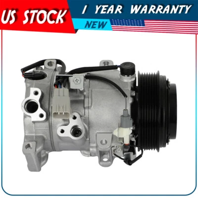 Compresor de aire acondicionado para Lexus GS350 3,5 L 2007 2008 2009 2010 2011 6SBU16C Foto 1 de 4