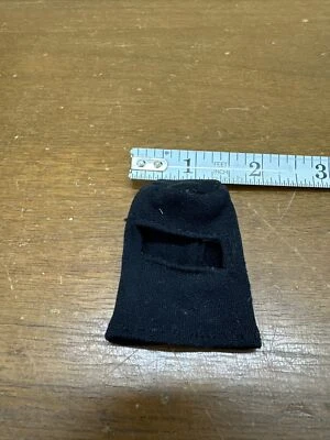 GI JOE / 21st Century 1:6 Scale Black Knit Balaclava Mask – 12” Figure - Image 1 of 2