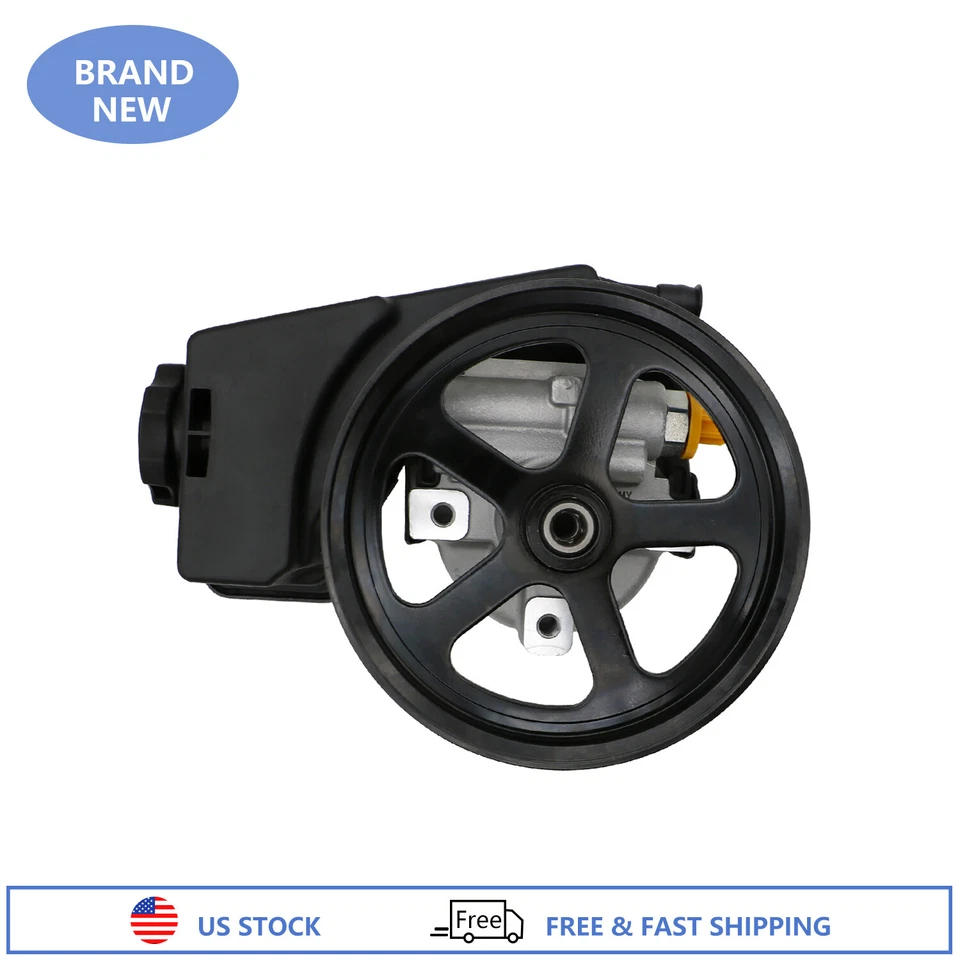 Power Steering Pump w/ Pulley & Reservoir for 2010-2012 Chevrolet Camaro V8 6.2L - Image 1 of 4