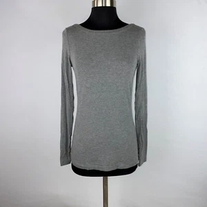 Banana Republic Womens XS Gray Long Sleeve Ballet Top Rayon Viscose Blend OT - Bild 1 von 12