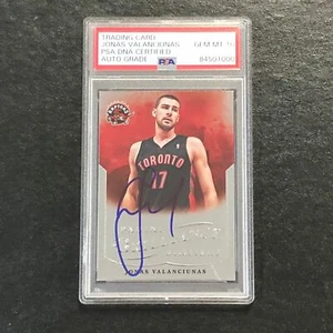2012-13 Panini Brilliance #290 Jonas Valanciunas Signed Card AUTO 10 PSA Slabbed - Picture 1 of 2