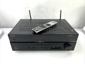 YAMAHA RX-V585 7.2CH Home Theater Receiver Wi-Fi BT MusicCast AirPlay ATMOS NICE - Picture 1 of 23