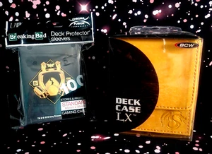 GirlGames - 100 ULTRA PRO BREAKING BAD CARD SLEEVES & BCW DECK CASE BOX MTG LOT - Picture 1 of 3
