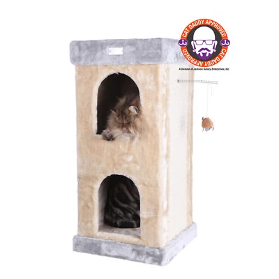 Armarkat real wood Premium Cat Tree Model X3203,Beige - Image 1 of 4