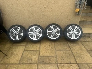 VW POLO 16" INCH ALLOY WHEELS SET 215/45/R16 #M1595 - Picture 1 of 11