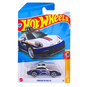Hot Wheels Porsche 911 Rallye Blanco Azul Color HW TURBO Serie 2024 + CARCASA - Imagen 1 de 10
