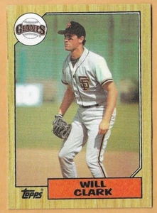 WILL CLARK SAN FRANCISCO GIANTS #420 - TOPPS CASI NUEVO - MONTADO 1987 - Imagen 1 de 2
