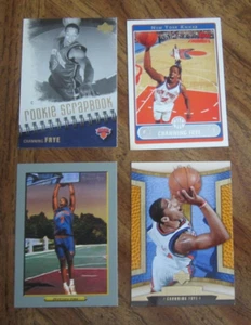 Channing Frye Lot of 4 DIFFERENT Trading Cards w/1 INSERT NBA Basketball Knicks - Picture 1 of 2