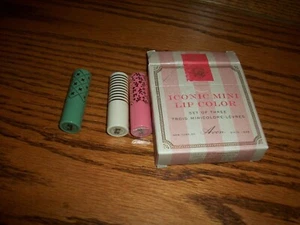 AVON Iconic Mini Lip Color ~ Set of 3 ~ Limited Edition - Picture 1 of 1