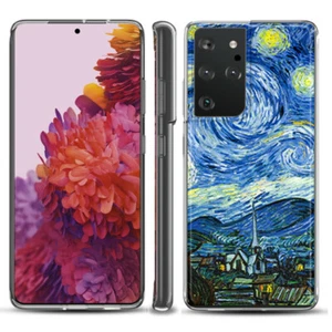 Custodia TPU Slim per Samsung Galaxy S21 Ultra 5G - Notte Stellata Parigi - Foto 1 di 3