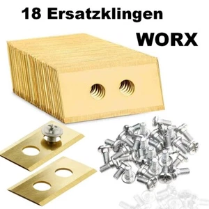 18 Ersatzmesser Klinge passend f. WORX Landroid Rasenroboter Mäher Schneider NEU - Bild 1 von 4