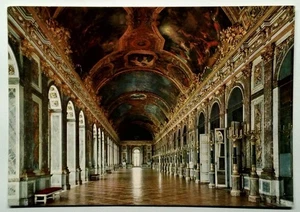 Vintage Versailles Hall of Mirrors Photochrome Litho Postcard France - Picture 1 of 2